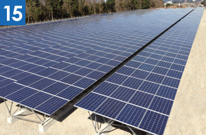 大規模な太陽光発電システム